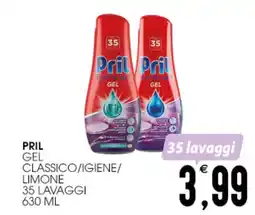 SpesAmica Pril gel classico/igiene/ limone offerta