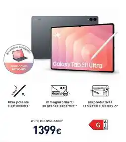 Unieuro SAMSUNG Galaxy Tab S11 Ultra offerta