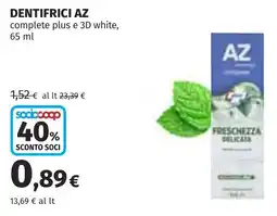 Coop Dentifrici AZ offerta