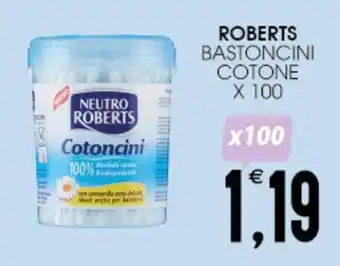 SpesAmica Roberts bastoncini cotone offerta