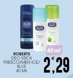 SpesAmica Roberts deo stick fresco/men ice/ blue offerta
