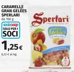 Coop Caramelle gran gelées SPERLARI offerta