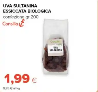 Consilia uva sultanina essiccata biologica