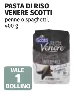 Coop Pasta di riso venere SCOTTI offerta