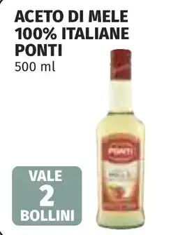 Coop Aceto di mele 100% italiane PONTI offerta