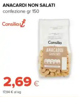 Tigre Consilia anacardi non salati offerta
