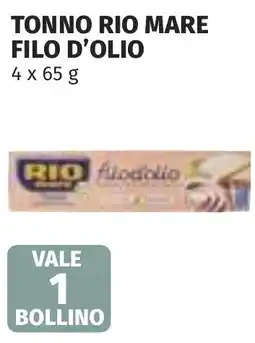 Coop Tonno rio mare filo d'olio offerta