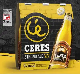 Birra ceres strong ale