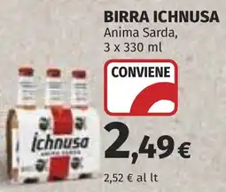 Coop Birra ICHNUSA offerta