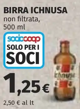 Coop Birra ICHNUSA offerta