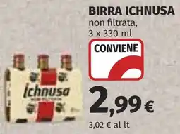 Coop Birra ICHNUSA offerta