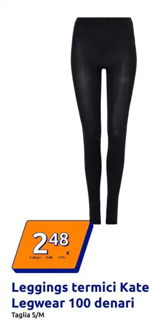 Action Leggings termici Kate Legwear 100 denari offerta