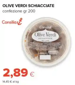 Tigre Consilia olive verdi schiacciate offerta