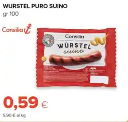 Tigre Consilia wurstel puro suino offerta