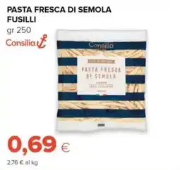Tigre Consilia pasta fresca di semola fusilli offerta