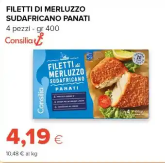 Consilia filetti di merluzzo sudafricano panati