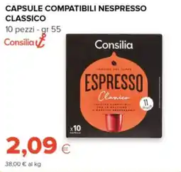 Tigre Consilia capsule compatibili nespresso classico 10 pezzi offerta