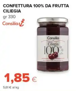 Tigre Consilia confettura 100% da frutta ciliegia offerta