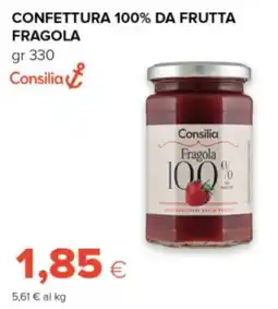 Tigre Consilia confettura 100% da frutta fragola offerta
