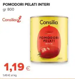 Tigre Consilia pomodori pelati interi offerta