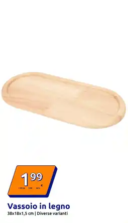 Action Vassoio in legno offerta