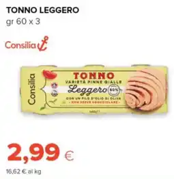 Tigre Consilia tonno leggero offerta