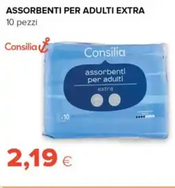 Tigre Consilia assorbenti per adulti extra 10 pezzi offerta