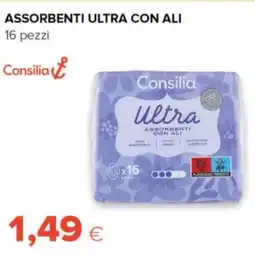 Tigre Consilia assorbenti ultra con ali 16 pezzi offerta