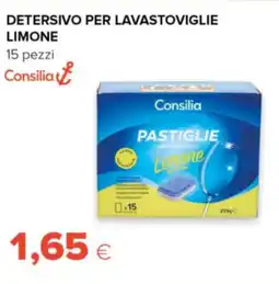 Tigre Consilia detersivo per lavastoviglie limone offerta