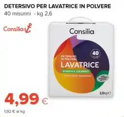Tigre Consilia detersivo per lavatrice in polvere offerta
