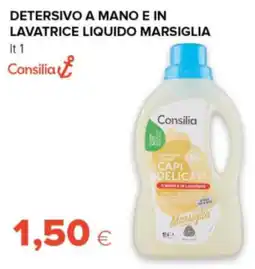 Tigre Consilia detersivo a mano e in lavatrice liquido marsiglia offerta
