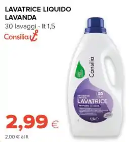 Tigre Consilia Lavatrice liquido lavanda offerta