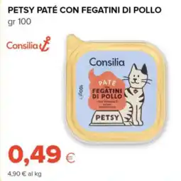 Tigre Consilia petsy paté con fegatini di pollo offerta
