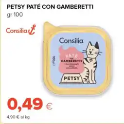 Tigre Consilia petsy paté con gamberetti offerta