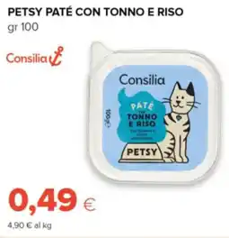 Tigre Consilia petsy paté con tonno e riso offerta