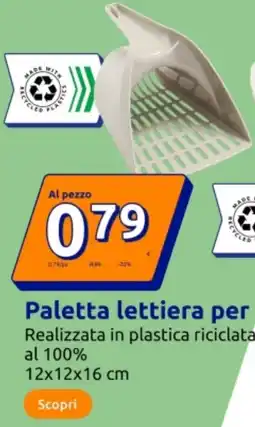 Action Paletta lettiera per gatti offerta