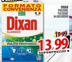 Il Genio Supermercato Dixan polvere fustone 84 misurini offerta