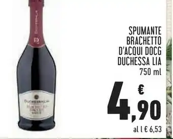 Conad Spumante brachetto d'acqui docg offerta