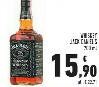 Conad Jack daniel's - tennessee whiskey 700 g(ml) offerta