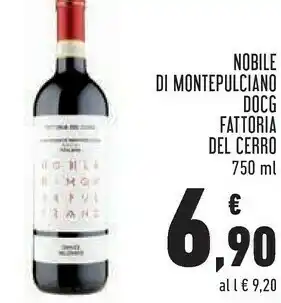 Conad Vino nobile di montepulciano 750 g(ml) offerta