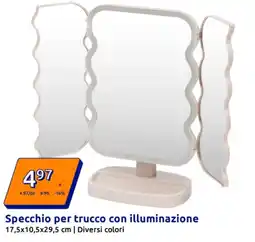 Action Specchio per trucco con illuminazione offerta