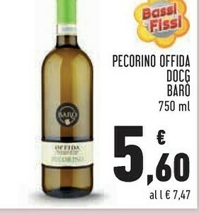 Conad Barò pecorino offida docg offerta