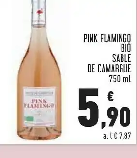 Conad Pink flamingo bio sable de camargue offerta