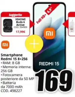 MediaWorld Smartphone Redmi 15 8+256 offerta