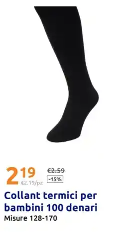 Action Collant termici per bambini 100 denari offerta