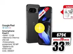 MediaWorld Google Pixel Smartphone Pixel 9 offerta