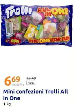 Action Mini confezioni Trolli All in One offerta