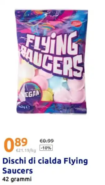 Action Dischi di cialda FLYING SAUCERS offerta
