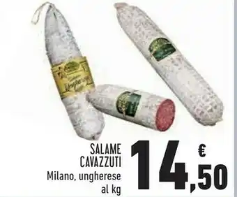 Conad Cavazzuti salame offerta