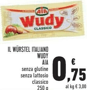 Conad Wudy classico 250 g(ml) offerta